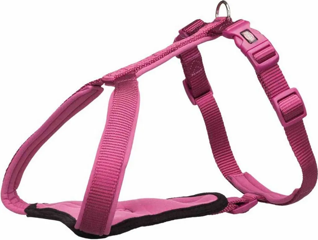 Harnais anti-traction Trixie Premium Y orchidée protège le cou 60 cm