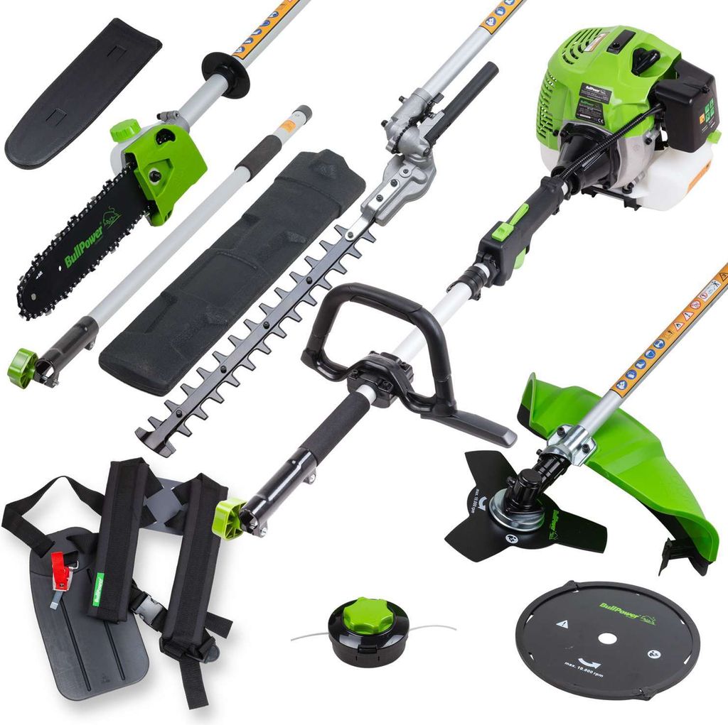 BullPower MF-5206 Multitool 5in1 Heckenschere Motorsäge Produktbild 