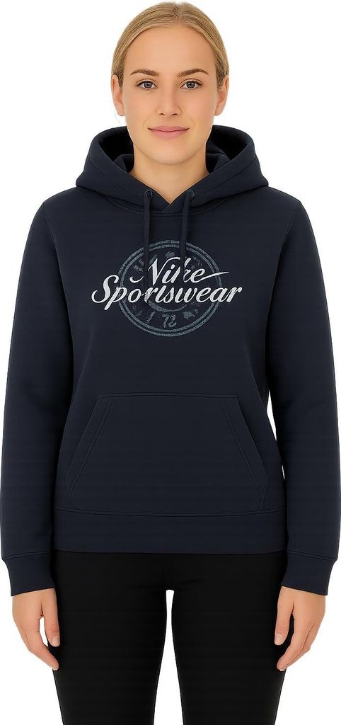 Nike Kapuzenpullover Damen, Farbe:Schwarz, Größe:XL