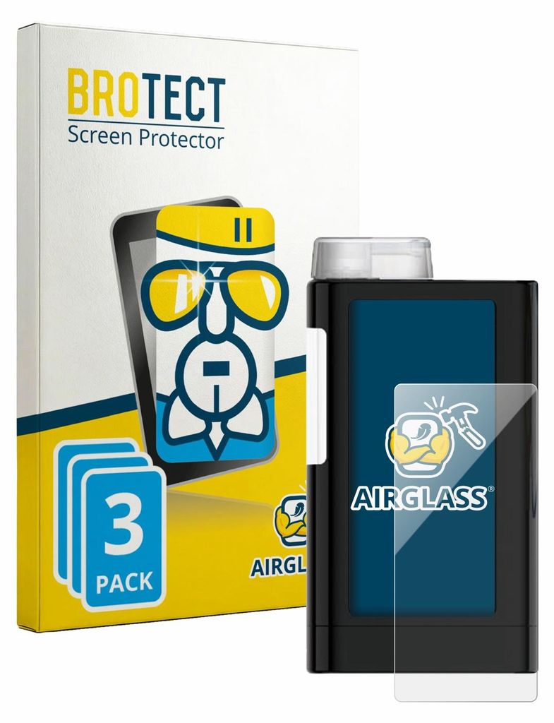 3x BROTECT Schutzglas für Mylife YpsoPump Schutzfolie Produktbild 