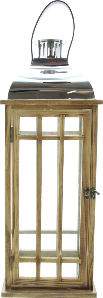Dřevěná lucerna Wood, 60cm Obrázek produktu 