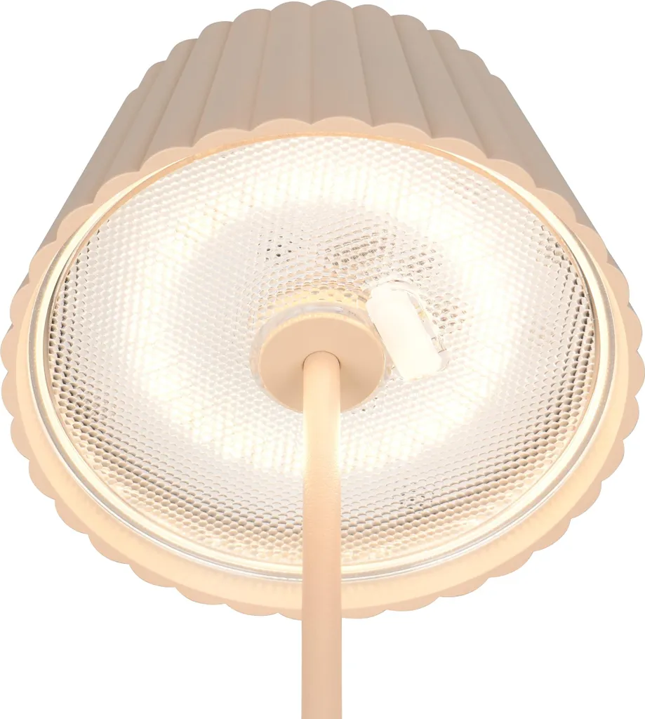 Lampadaire LED métal sable IP44 variable : fini l'éclairage trop agressif