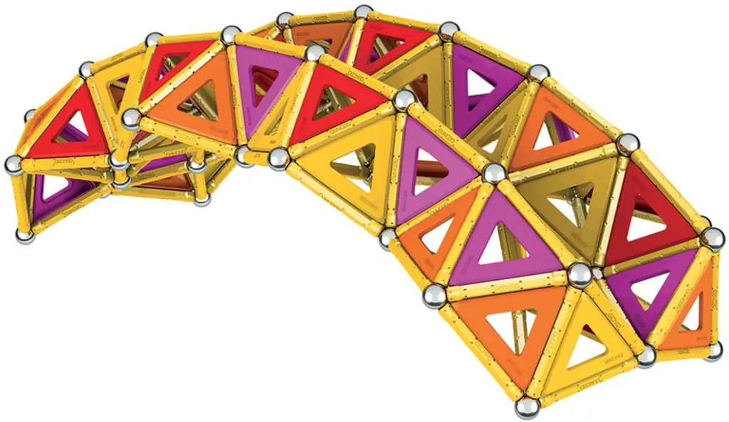 Jeu de Construction Magnétique Geomag Classic Warm Master de 388 Pièces