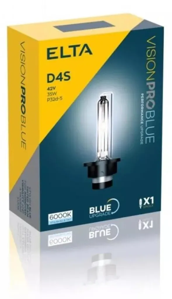 Ampoule D4S 35W VisionProBlue Elta EB1104SR Effet Blanc Pur pour Auto