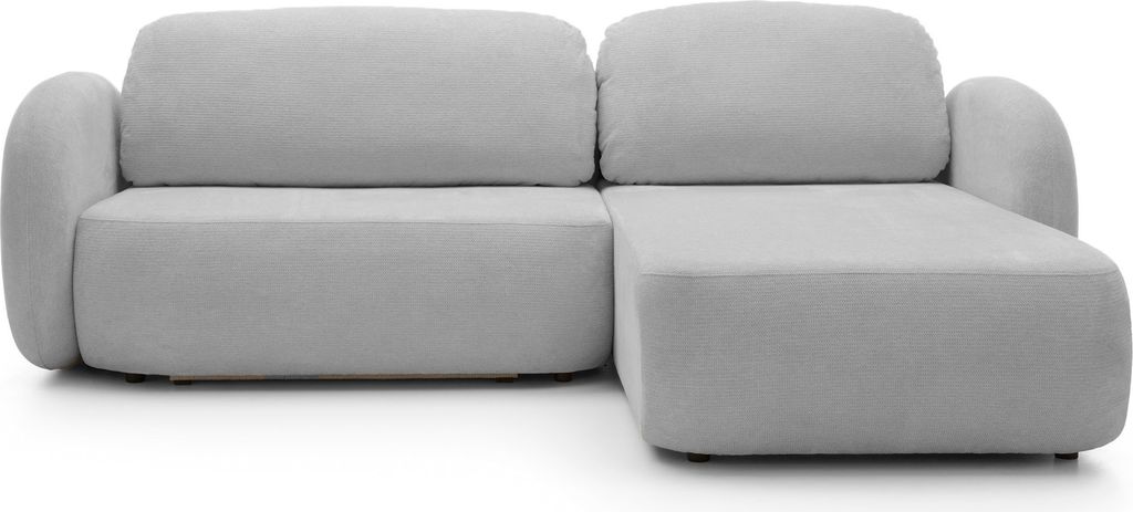 DomoHome Ecksofa OLIO L-Form Mit Schlaffunktion 138x210cm Bettkasten und Lose Rückenkissen – Komfortable Schlafcouch für Wohnzimmer Freistehend...