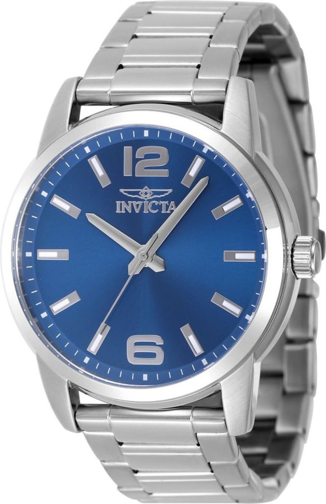Invicta Celestial 48490 Herren uhr - Wasserdicht - Analog - Quarzuhrwerk - Edelstahl mit blauen zifferblat - 43mm