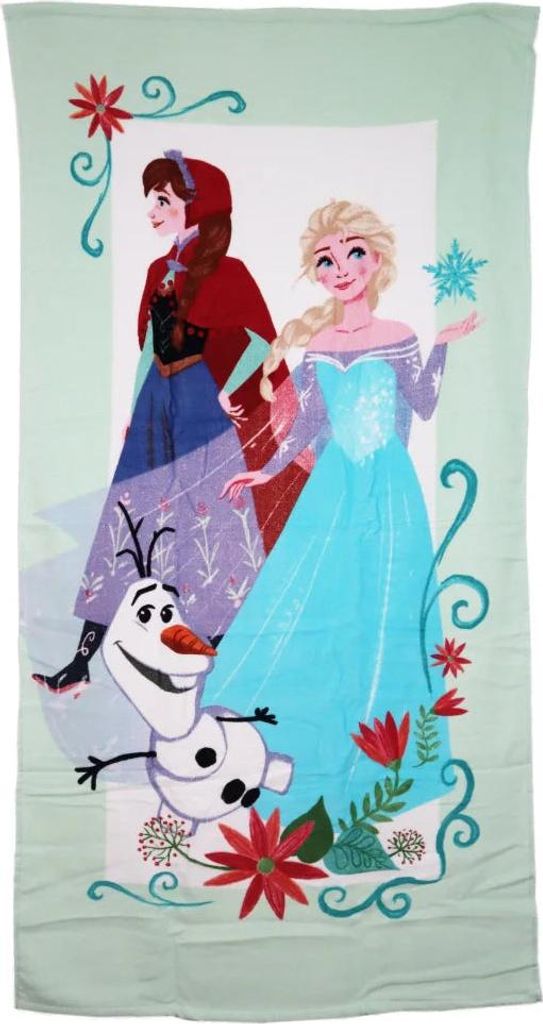 Disney Die Eiskönigin Anna Elsa Olaf Strandtuch Badetuch XL 70x140 cm Baumwolle