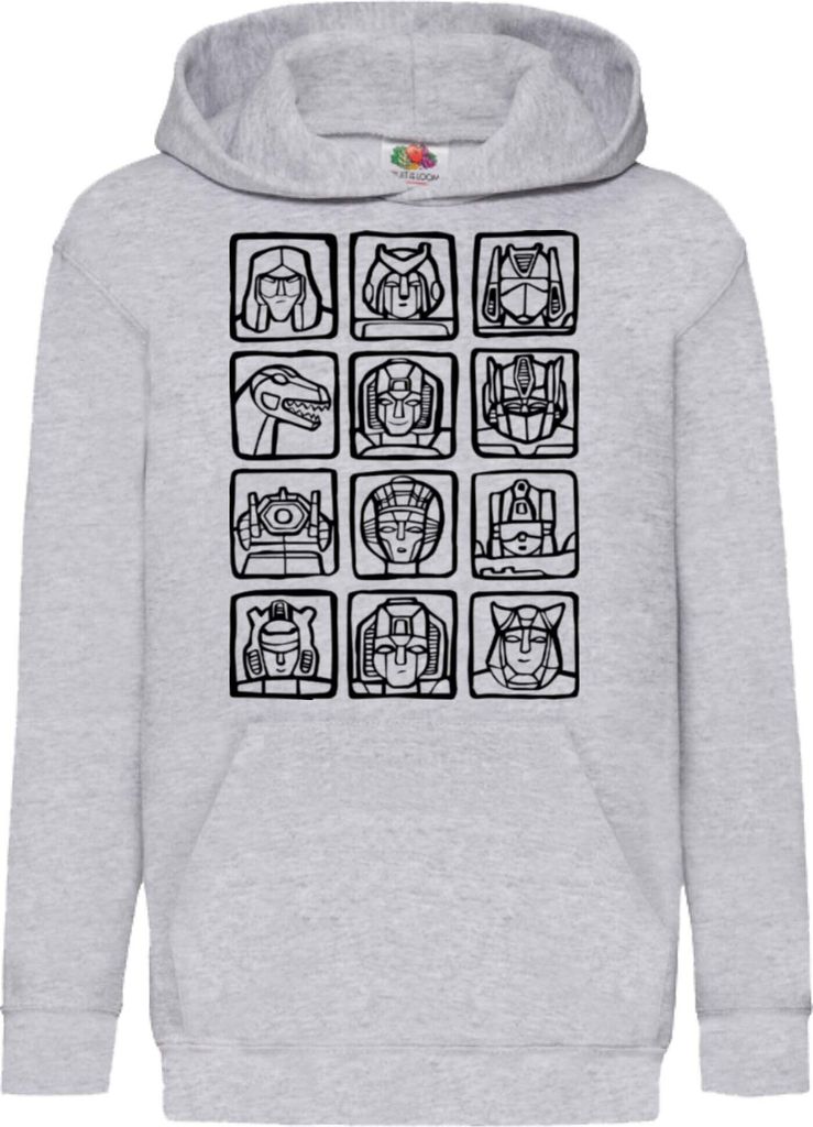 Kinder Kapuzenpullover Transformers, 12-13 Jahr - 152 / Grau