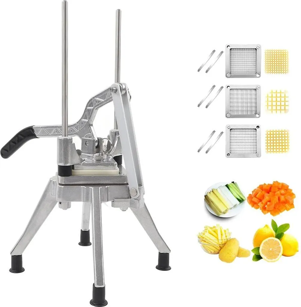 OFFERTA Tagliaverdure Professionale Manuale 3 Lame Acciaio Inox