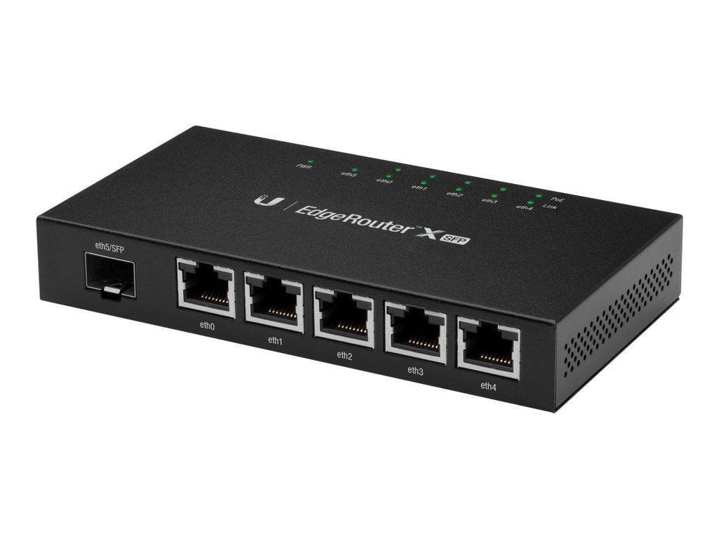 Ubiquiti EdgeRouter X, 5-port Gigabit Router, 1x SFP In Produktbild 