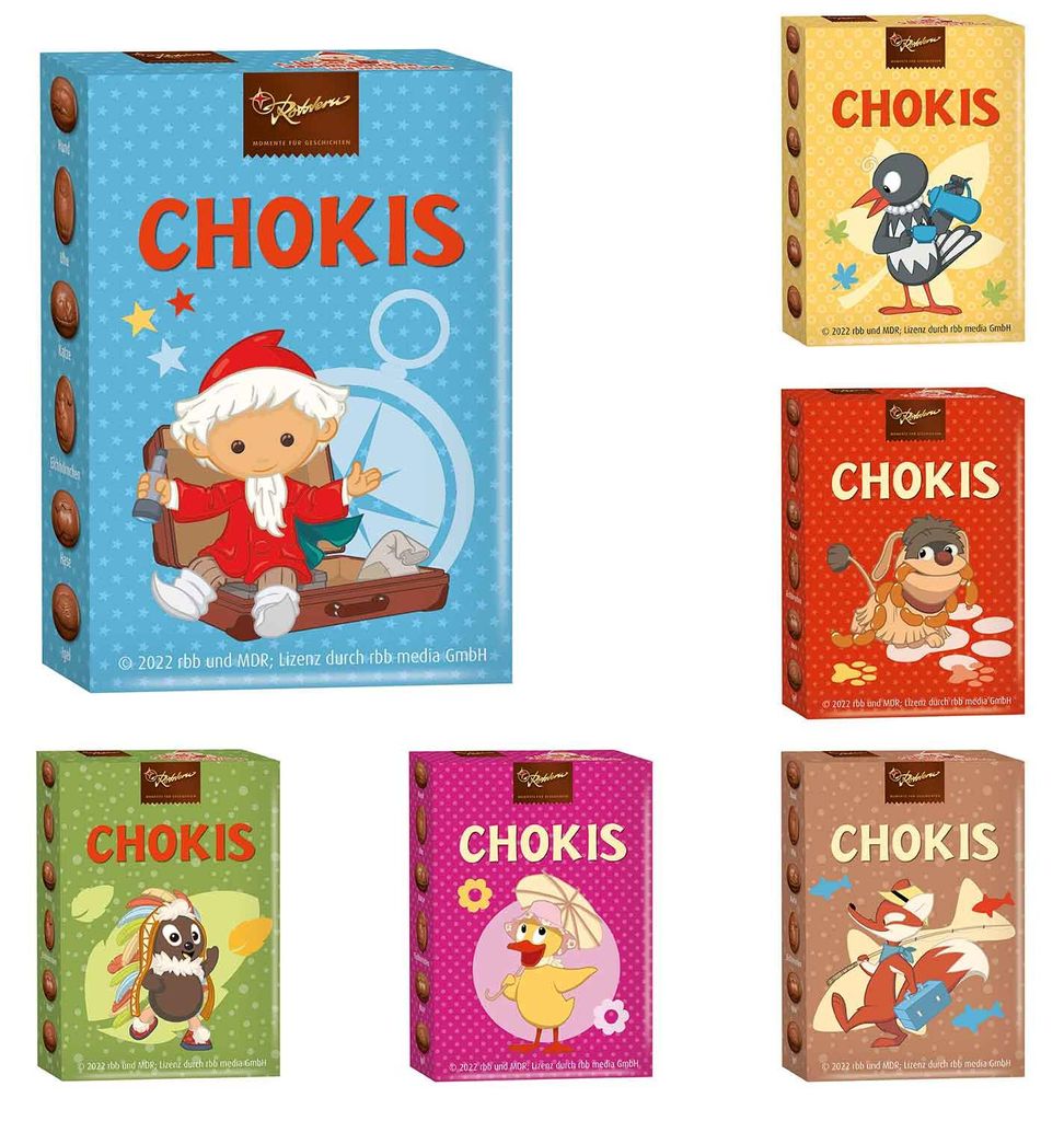 Rotstern Chokis Sandmann 50g Produktbild 