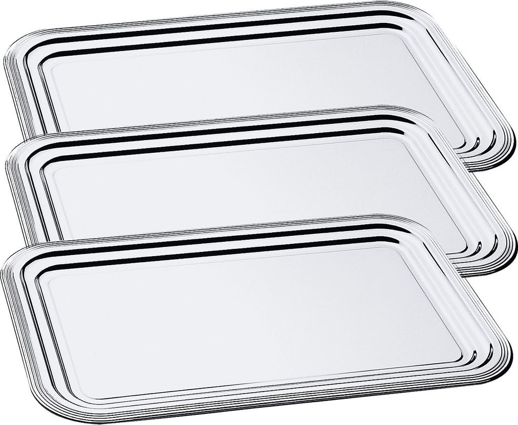 Sada 3 tanierov APS - CLASSIC - 53 x 32,5 cm, kov 395 Obrázok produktu 