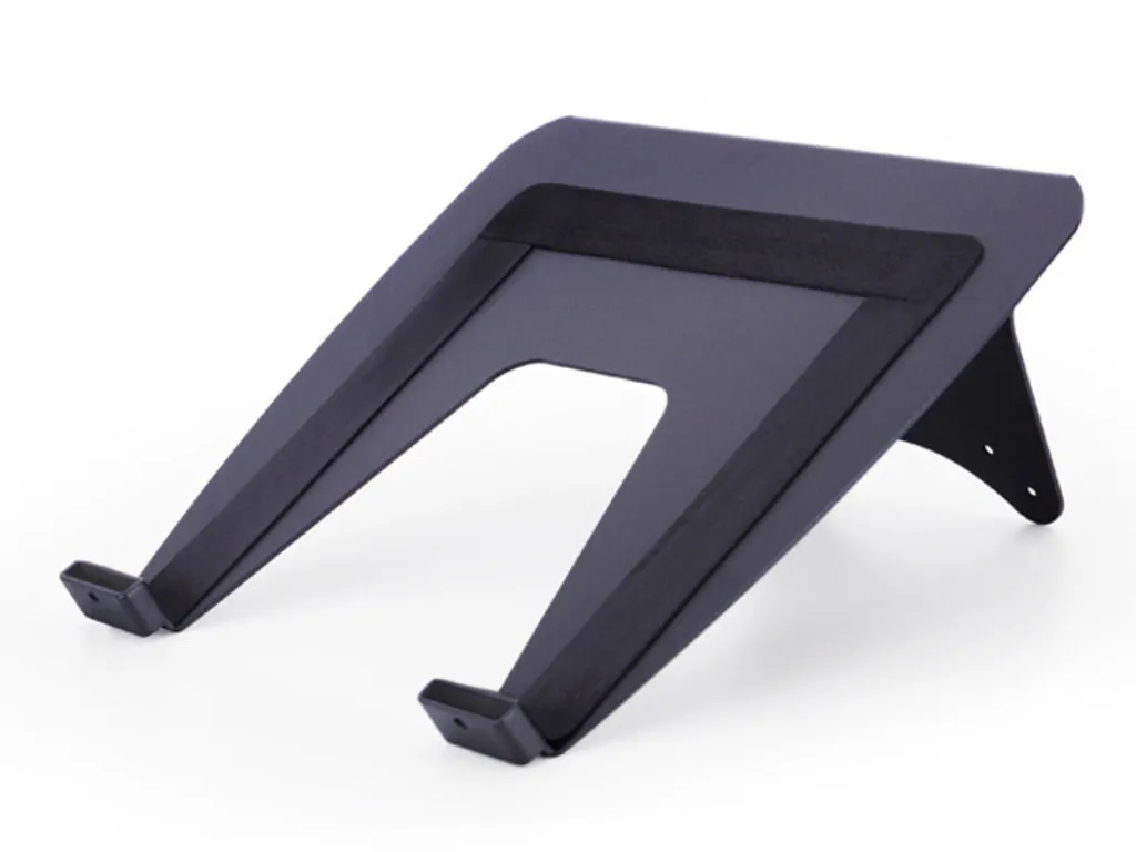 Support Ordinateur Portable Noir pour Ergonomie de Bureau Multibrackets