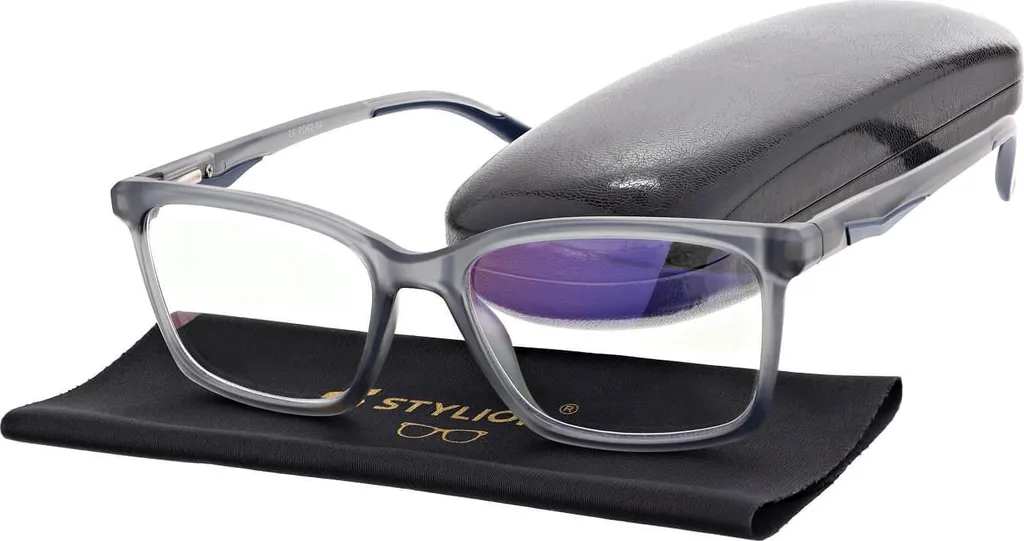 Occhiali STL281 Uomo Lettura e PC - Luce Blu Antiriflesso Stile Sportivo