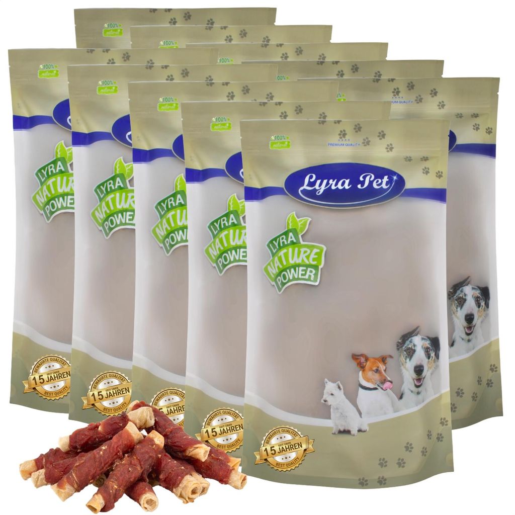 10 kg Lyra Pet® Kaurollen mit Entenbrust natur Produktbild 