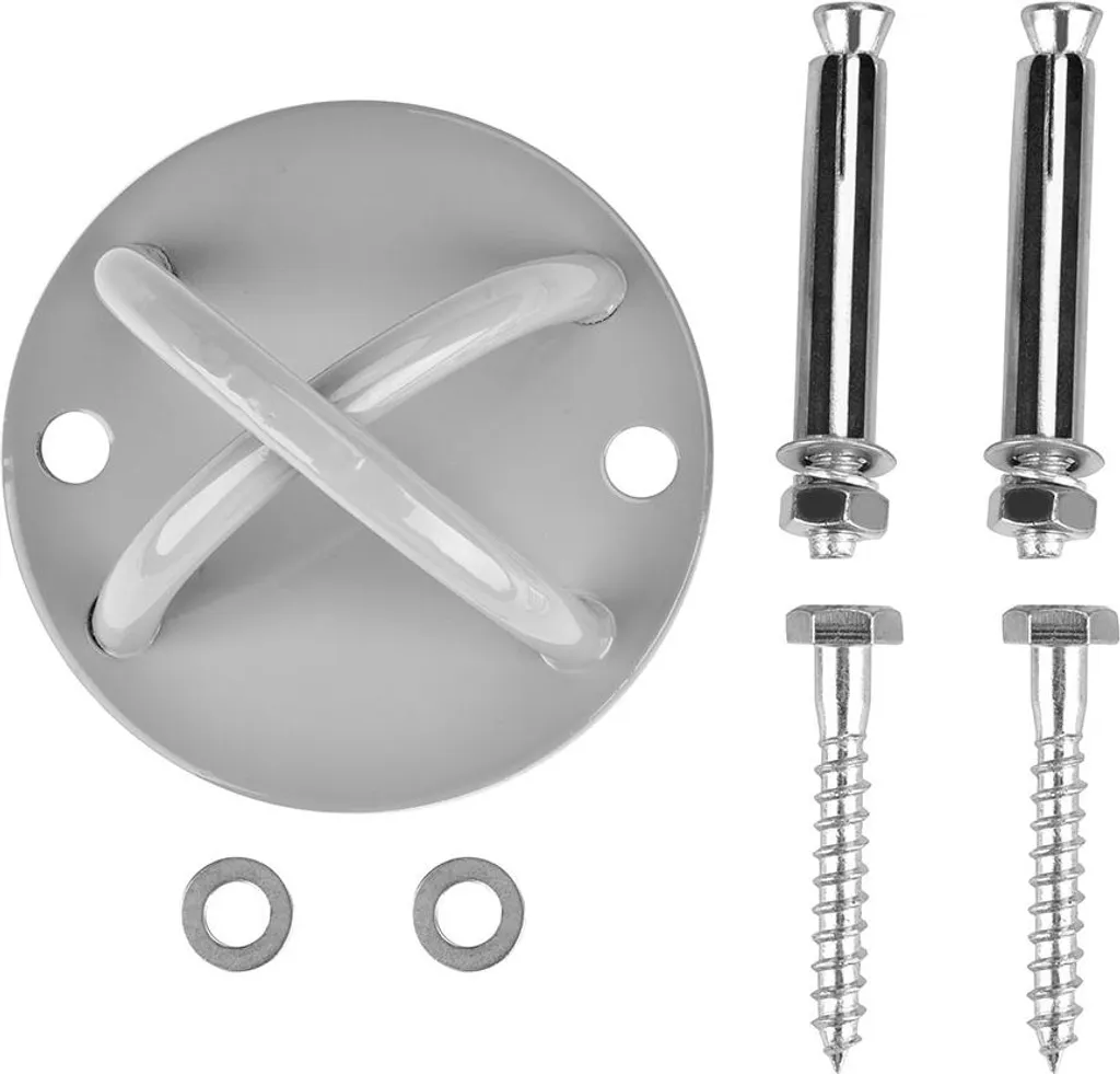 Ancre plafond inox pour yoga aérien support robuste et durable