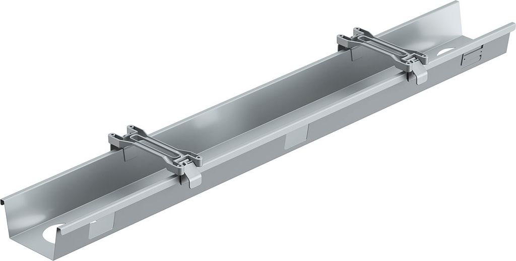 Hettich Kabelwanne Click Silber 96x1200x190 mm