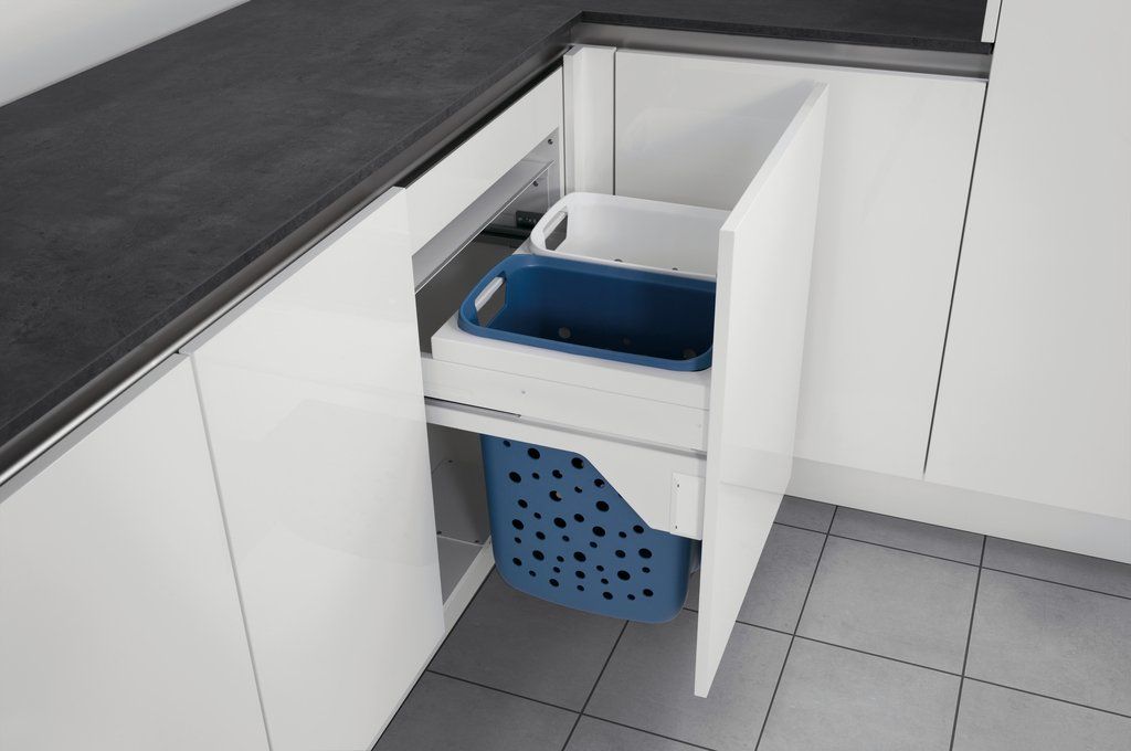 Hailo Wäschesammler 3270691 Laundry Carrier LC Slide SC 66 Liter