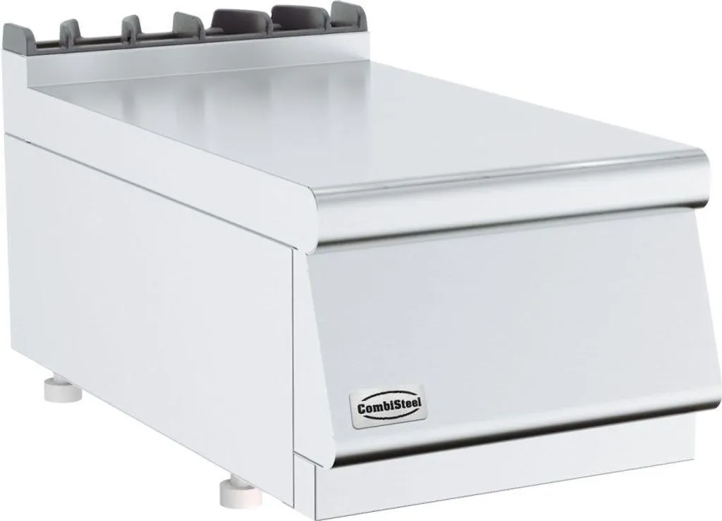 Table de travail inox élément neutre meuble de cuisine professionnelle