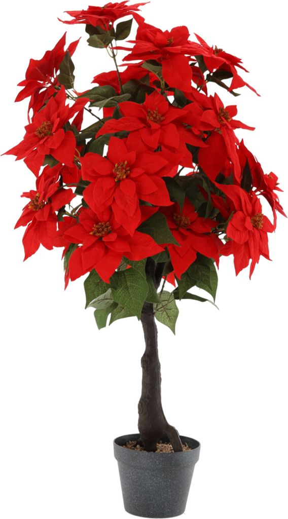 Künstlicher Weihnachtsstern Aus Filz – Handgefertigt In Nepal, Rot, 27 Cm Hoch – Fairtrade Weihnachtsdeko