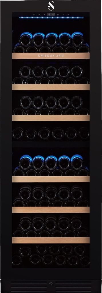Swisscave Weinkühlschrank WL 455 DF,2-Zonen Weinkühlschrank, 154 Flaschen, 172cm (H)