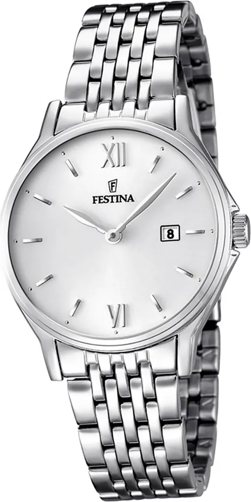 Montre Festina F16748/2 Argentée Idéale pour le Travail et les Sorties