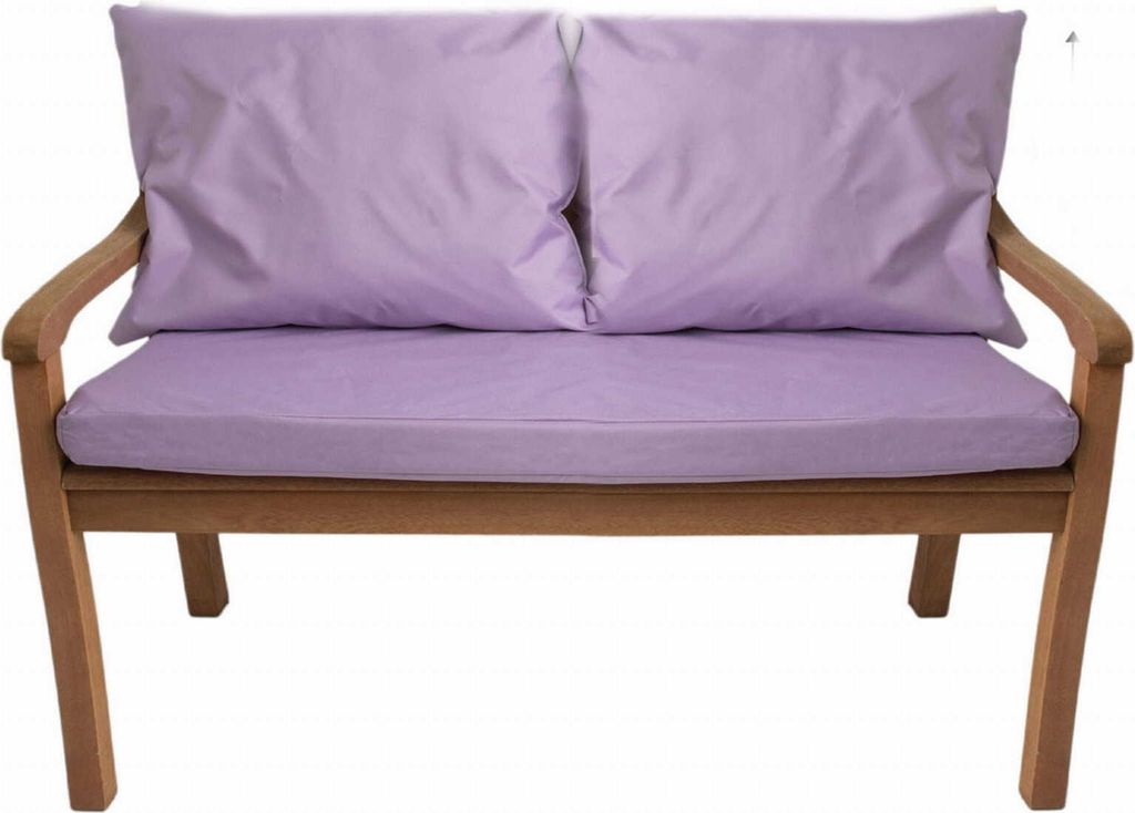 Cuscini per panchina da giardino Viola, Seduta 110x60x7 + Immagine del prodotto 
