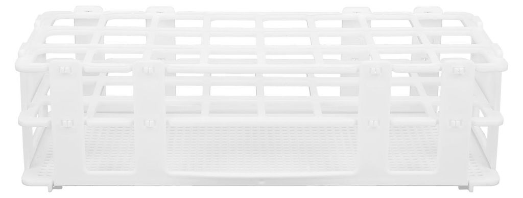 Kunststoff-Reagenzglasgestell mit 24 Löchern, abnehmbarer Probenröhrchenhalter für Laborzwecke (25 x 25 mm)