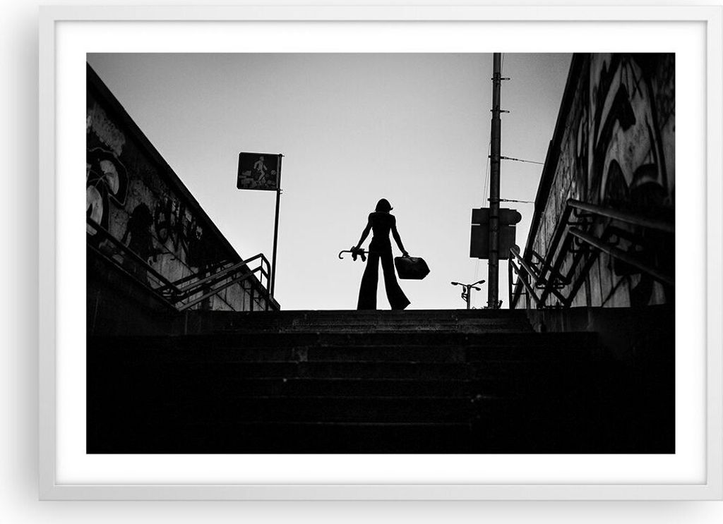 Gerahmtes Poster - Weißer Rahmen - Schatten Fotografie Produktbild 
