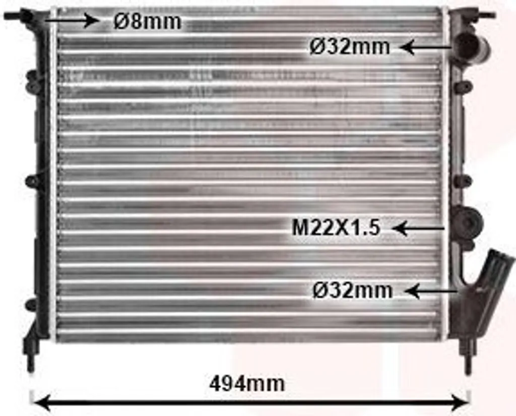 Radiateur pour moteur RENAULT RAPID Kasten : entretien système de froid