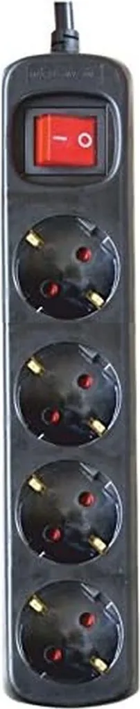 Silver Electronics 9644 Nero: Ciabatta Multipresa 4 Prese in Offerta - 2