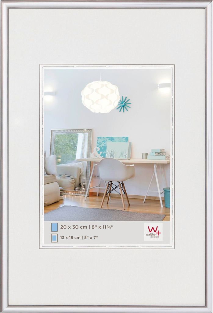 Walther New Lifestyle      20x30 Kunststoff silber         Produktbild 