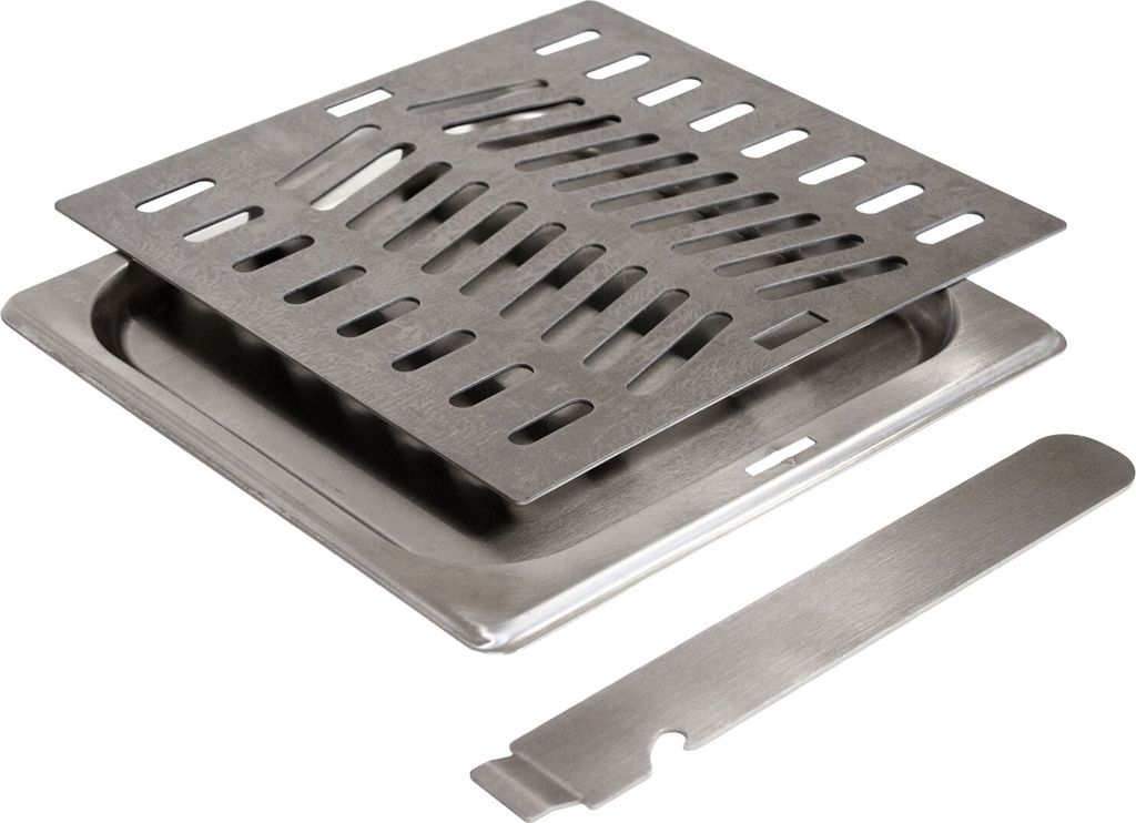 TAINO Set Zubehör Beef-Grill Gas Edelstahl Rost Fettwanne Beef-Maker