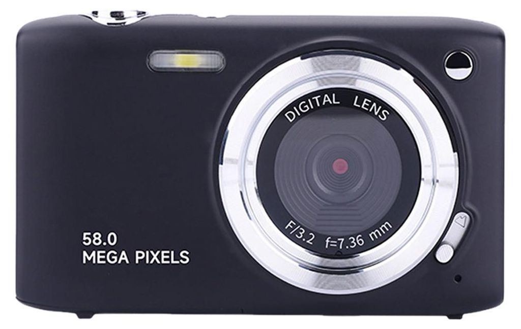 D600 4K-Digitalkamera, 58 MP, 2,88-Zoll-Display, Kompaktkamera mit 16-fachem Zoom für Reisefotografie und Vlogs