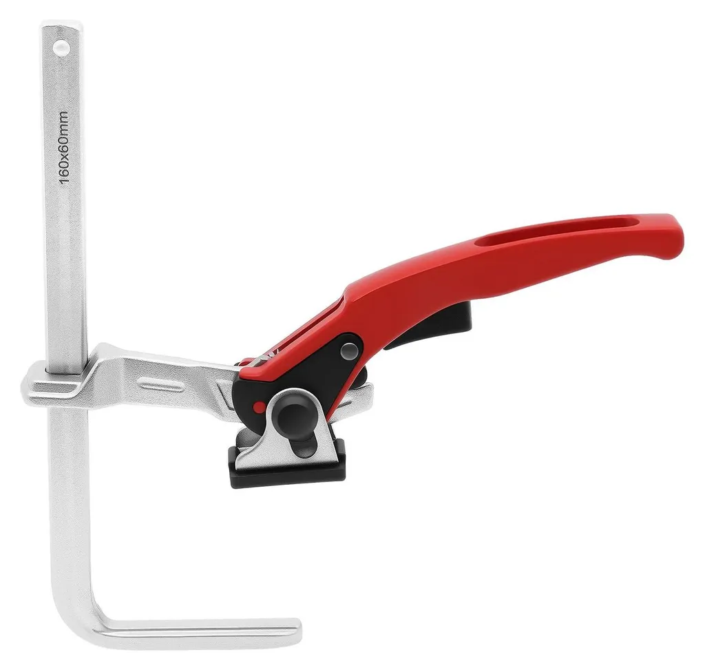 Outil de serrage bois : Serre-joint parallèle 16x6 cm - Force 220kg
