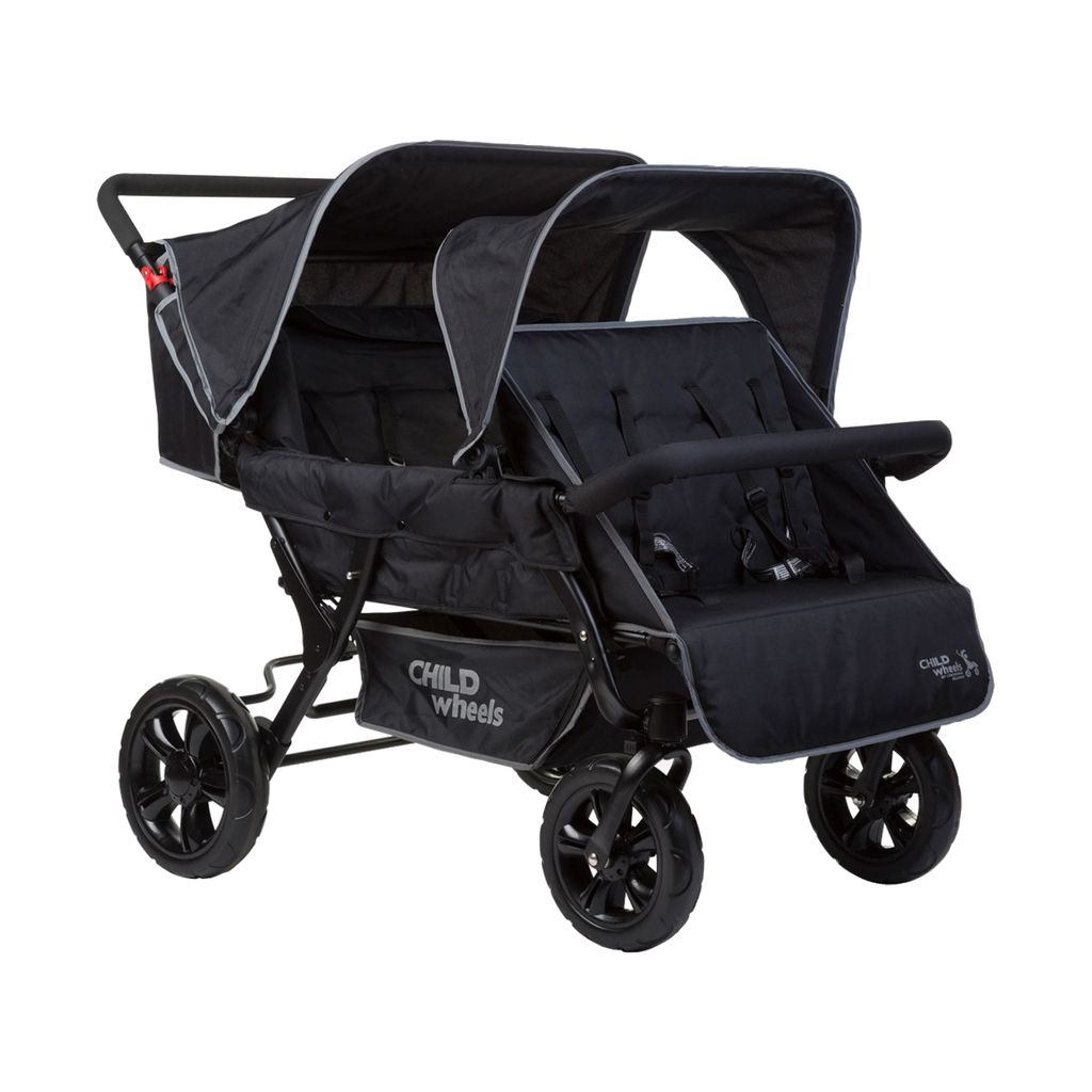 CHILDHOME Childwheels TWO BY TWO Geschwisterwagen Produktbild 