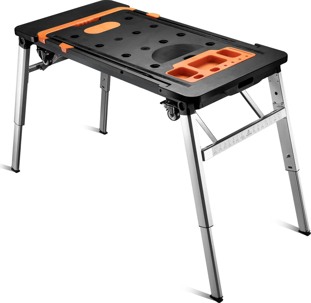 Gagnez de la place avec l'Établi d'atelier Wiltec 7 fonctions en 1