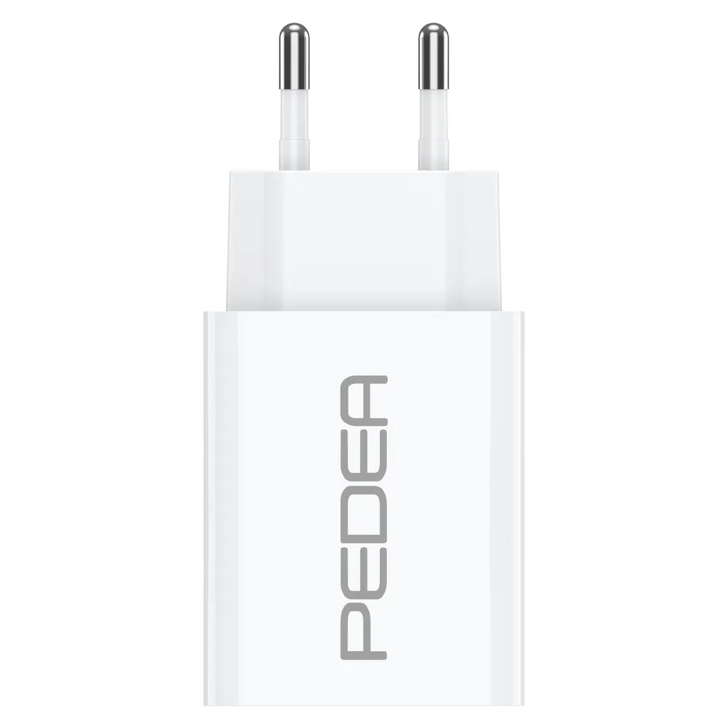 PEDEA Chargeur rapide 20W USB-C compact pour iPhone et Android blanc - 2