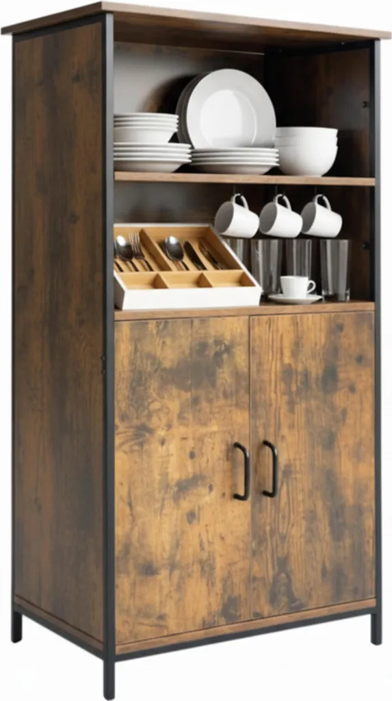 Armoire de cuisine Relaxdays pour optimiser votre espace de rangement