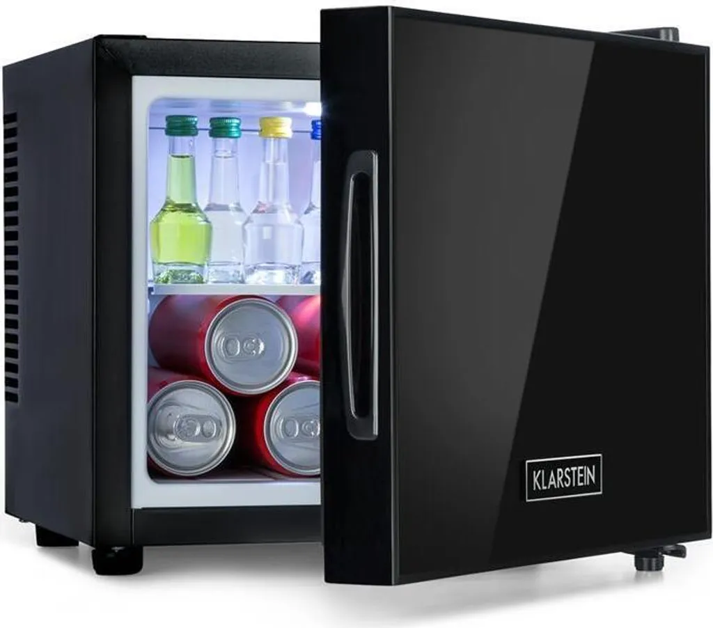 Petit réfrigérateur miroir 10 litres Frosty Noir ultra silencieux et chic