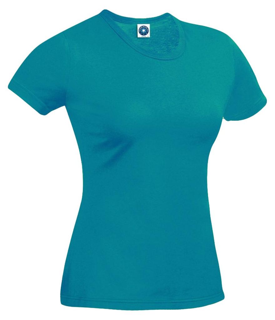 Starworld - "Performance" T-Shirt für Damen LT3440 (L) (Atollblau)