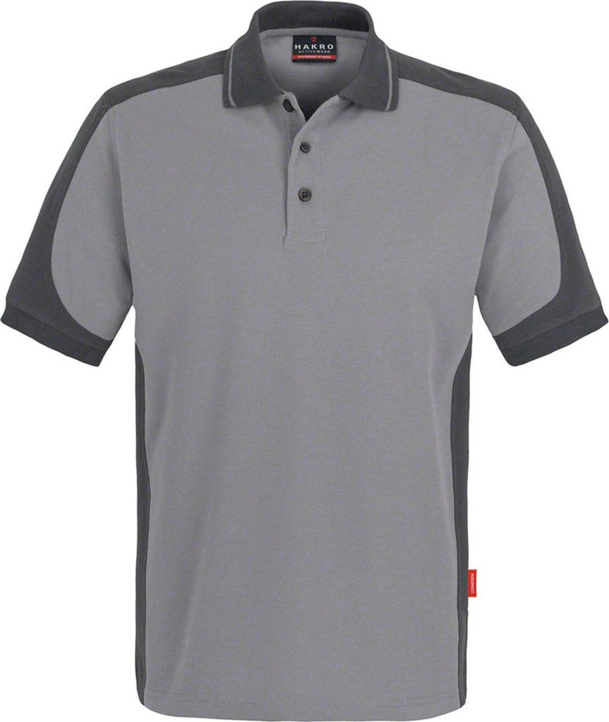 HAKRO Hakro Poloshirt Contrast #839 Gr. S titan/anthrazit