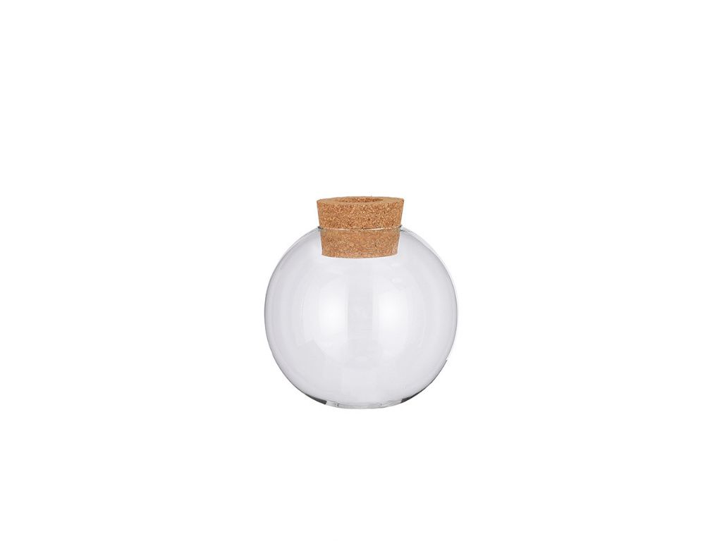 Mica Decorations Vase Jillian - 20x20x21 cm - Glas - Transparent