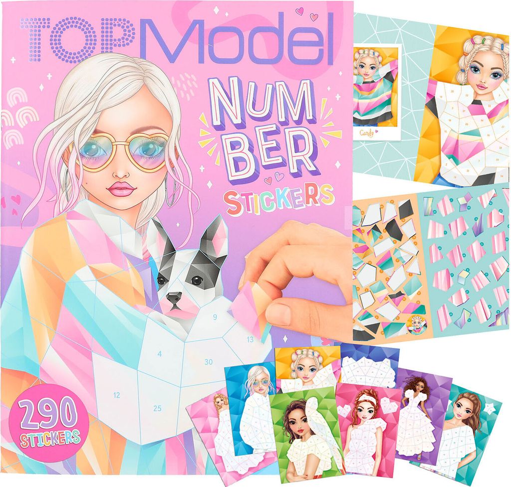 Depesche TOPModel Number Sticker Fantasy Produktbild 