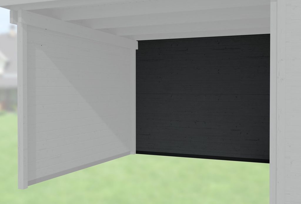 Weka Rückwand für Anbau 150 cm für Designhaus 126 und 172-anthrazit