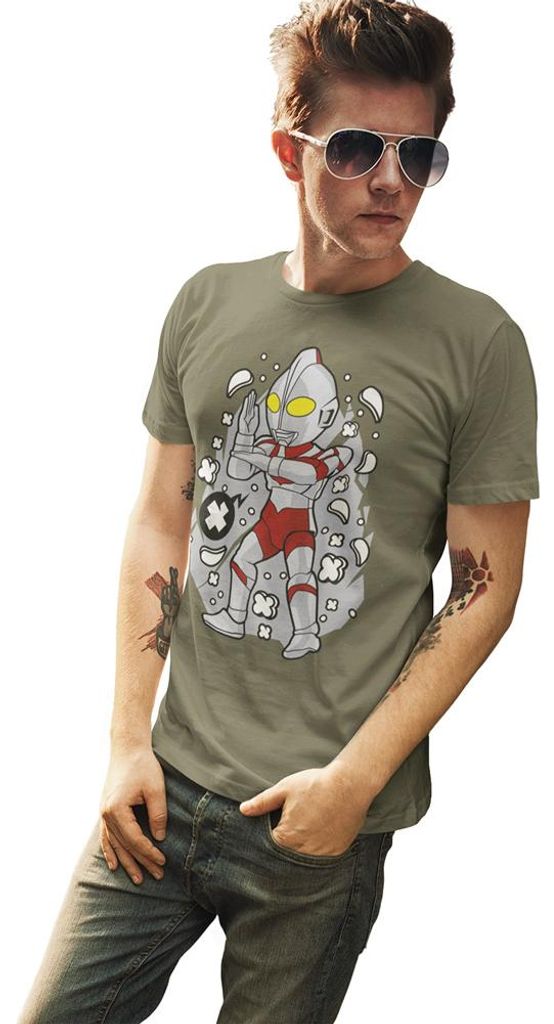 D&B Uni Polo PC00114 Ultraman MilitärGrün-Größe 5XL