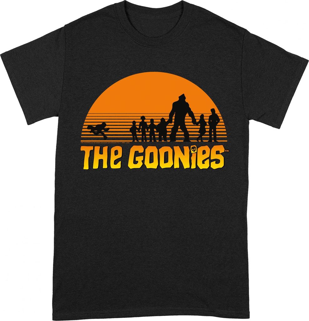The Goonies - T-Shirt für Herren/Damen Uni BI138 (XL) (Schwarz/Orange)
