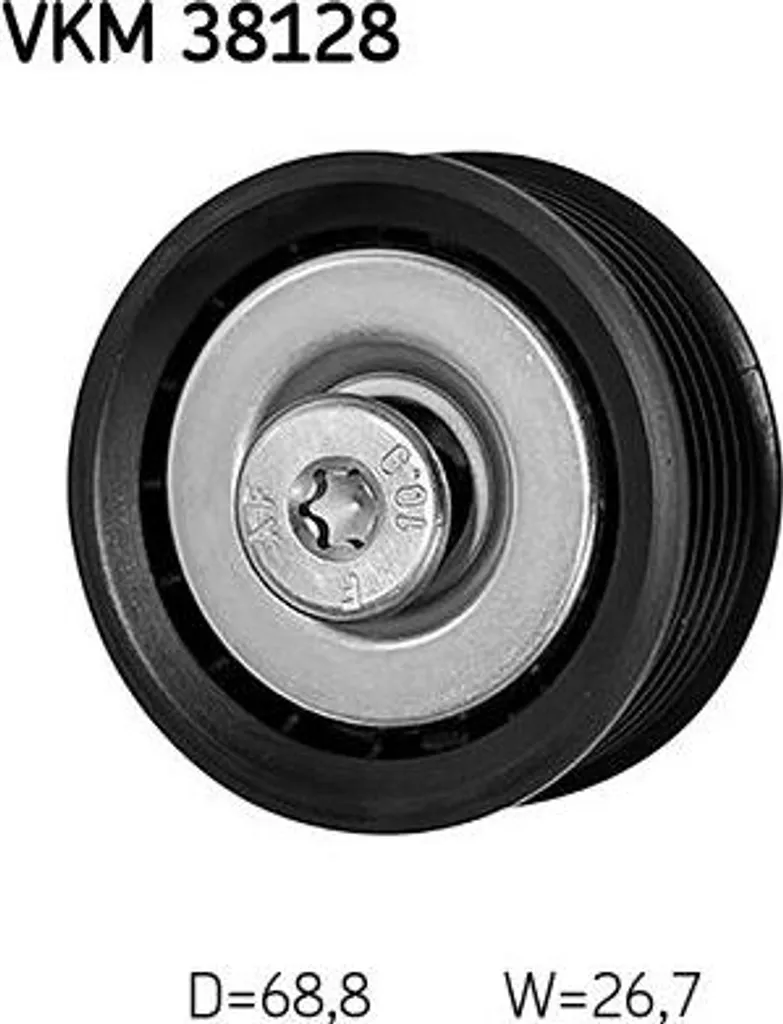 Galet de renvoi SKF pour entretien courroie Sprinter et Vito OE 6512000670