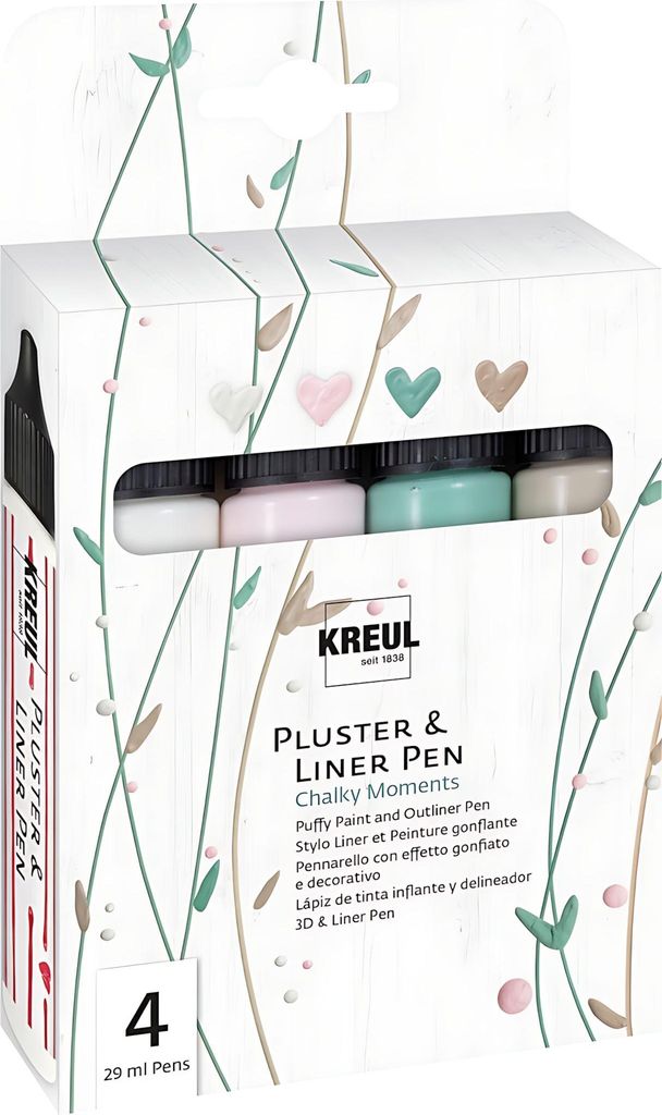 Kreul Puffy Sada pier Chalky Moments 4 ks Obrázok produktu 