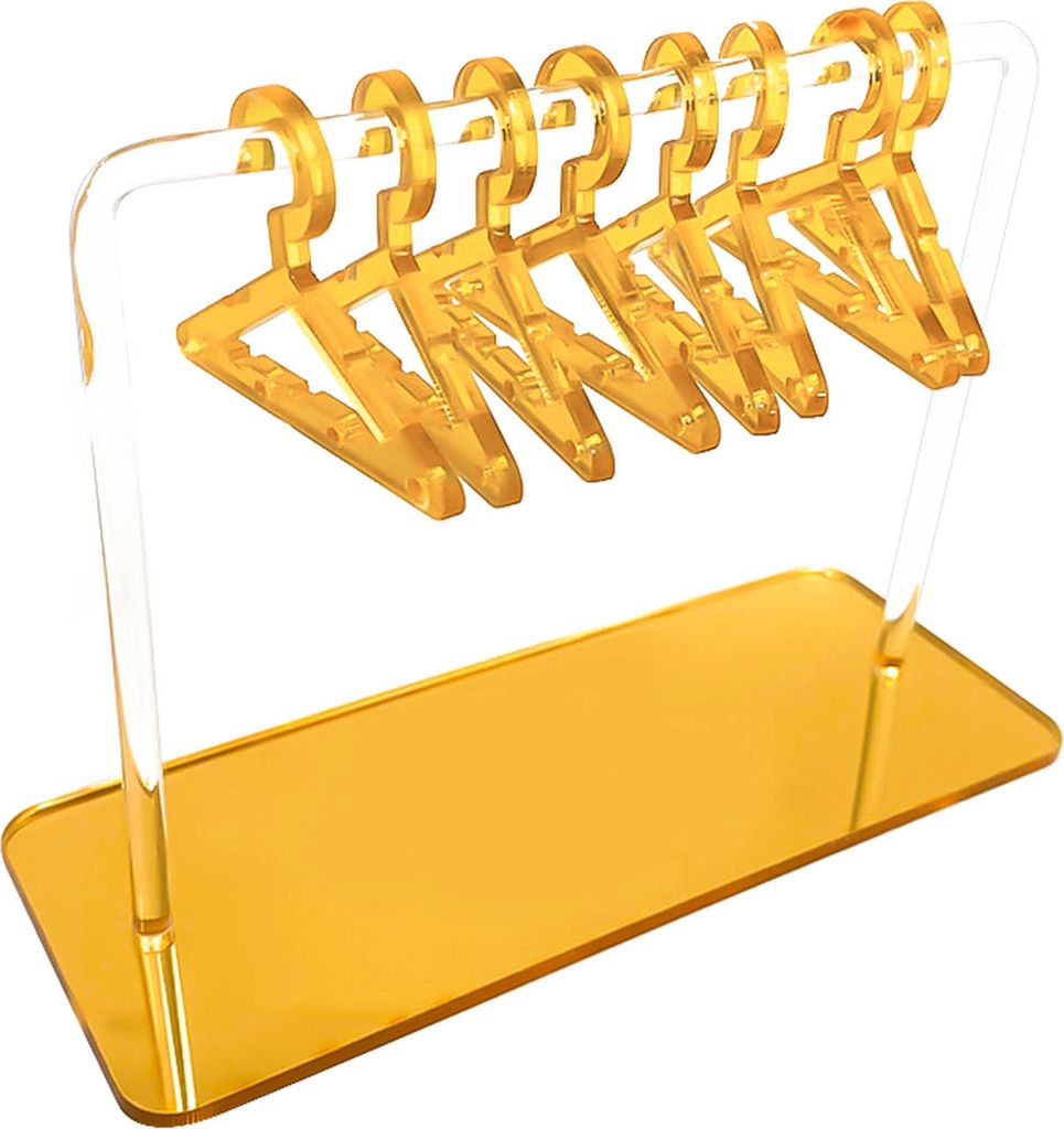 Ohrringhalterständer, Stoffpferdform, mehrere Löcher, Acryl-Kleiderbügel, Ohrring-Aufbewahrungsdisplay, Heimbedarf